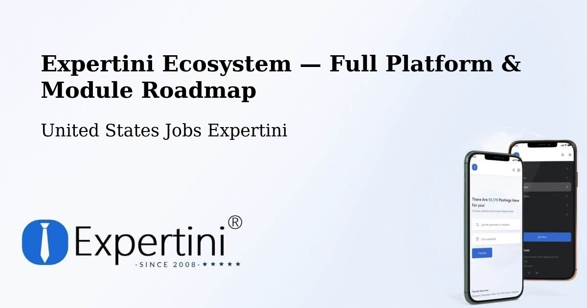 Expertini Ecosystem — Full Platform & Module Roadmap – Moline